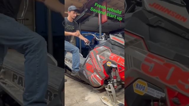 Fresh Polaris RMK 800 build, second start-up смотреть онлайн