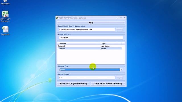 How To Use XLSX To VCF Converter Software смотреть онлайн
