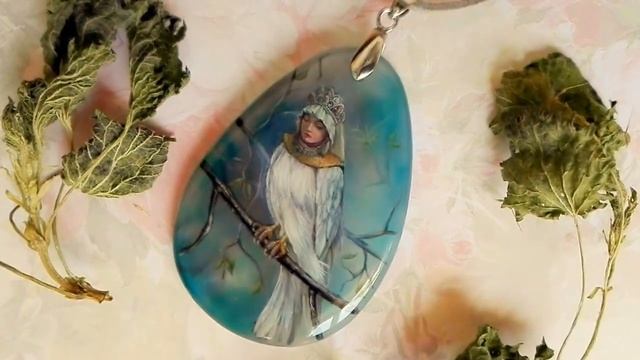 Лаковая миниатюра "Птица Сирин" смотреть онлайн