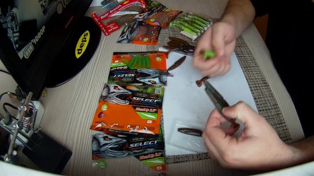 Силикон Select, Силиконовые приманки от Select правдивый обзор, приманки Select,