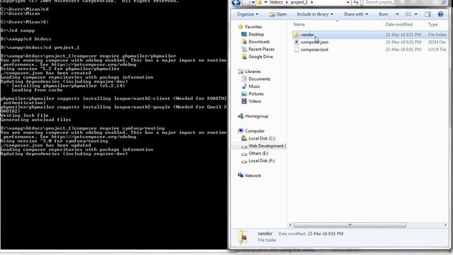 PHP Package installation by composer смотреть онлайн