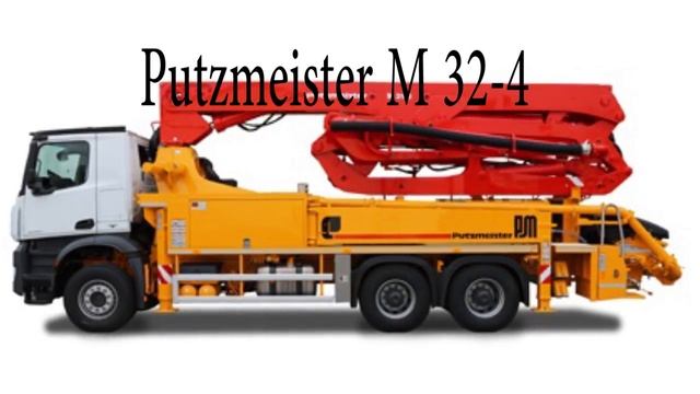Автобетононасос Putzmeister M 32 4 смотреть онлайн