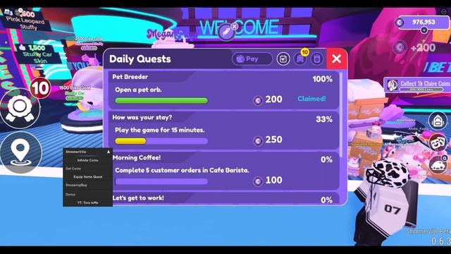 [Event] Roblox ShimmerVille ? RP Script - Infinite Coins & More смотреть онлайн