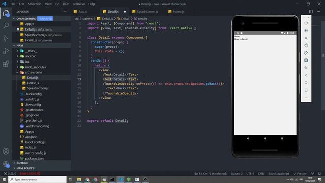 Cara Passing Props React Navigation - Tutorial React Native 2021 (53/54) смотреть онлайн