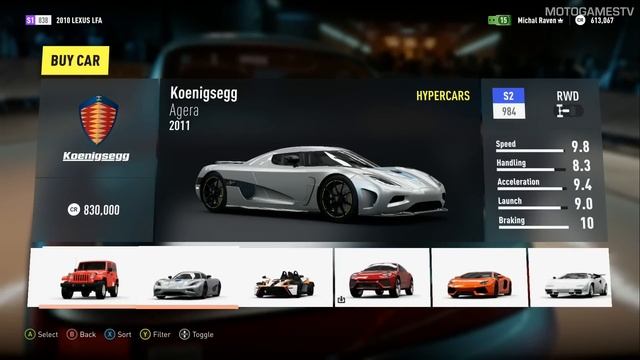 Forza Horizon 2 (XOne) - All Cars From Autoshow (25.09.2014)