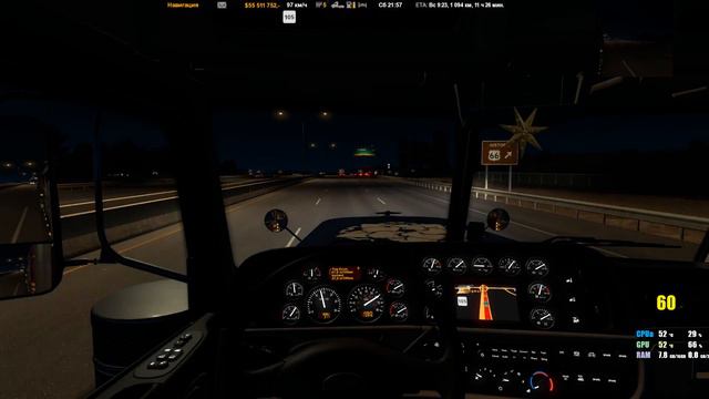 American Truck Simulator. Обычная работа в США. 9 смотреть онлайн