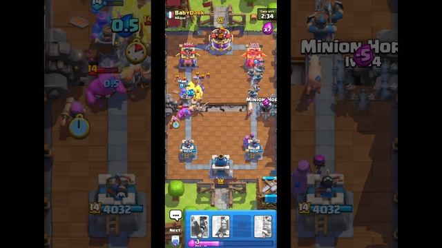 Infinite X7 Elixir Battle #16 | Clash Royale смотреть онлайн