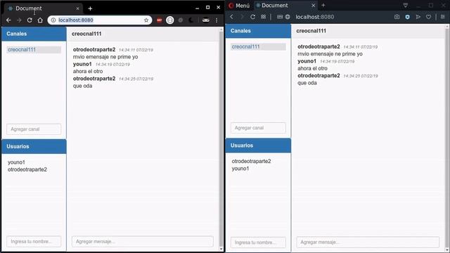 Demo webapp con websokets en golang y react смотреть онлайн