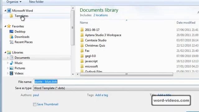 Creating Your Own Word 2010 Template смотреть онлайн