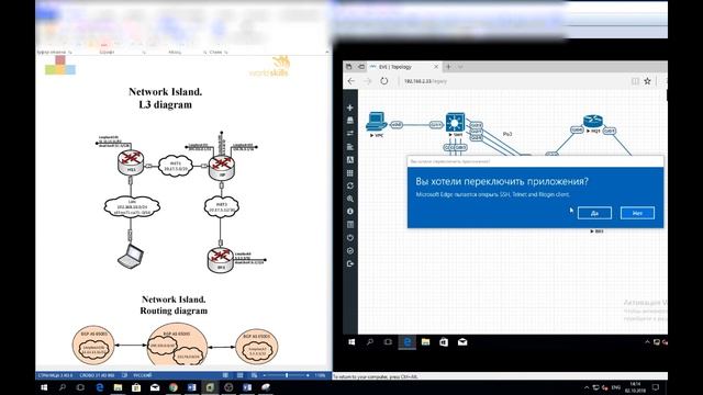 11 Настройка маршрутизации. протокол OSPFv3 + GRE Tunnel. смотреть онлайн