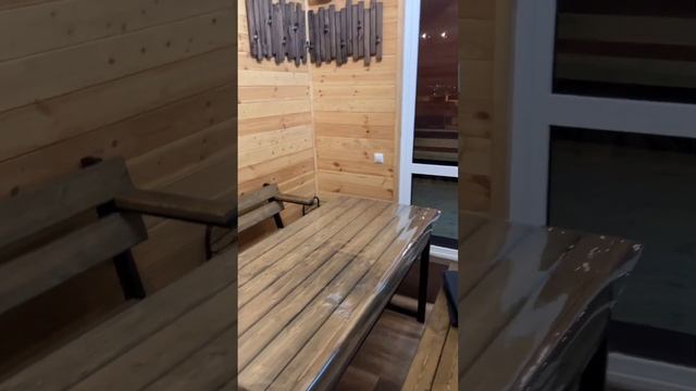 Баня Вечера на Хуторе, печь с закрытой каменкой на дровах со звуком вьюги смотреть онлайн