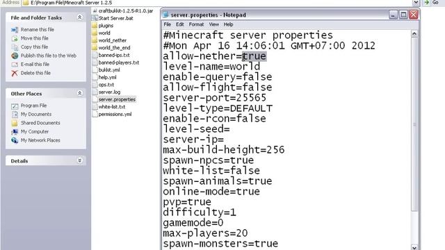สอนการเปิด Bukkit Server Minecraft 1.2.5 [HD] смотреть онлайн