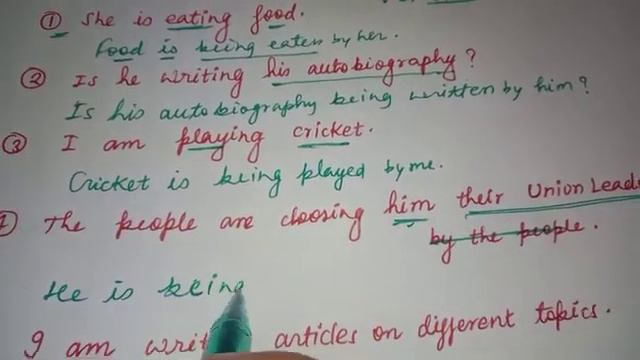 Present Continuous Tense || Active & Passive Voice ||【PART-5】 смотреть онлайн