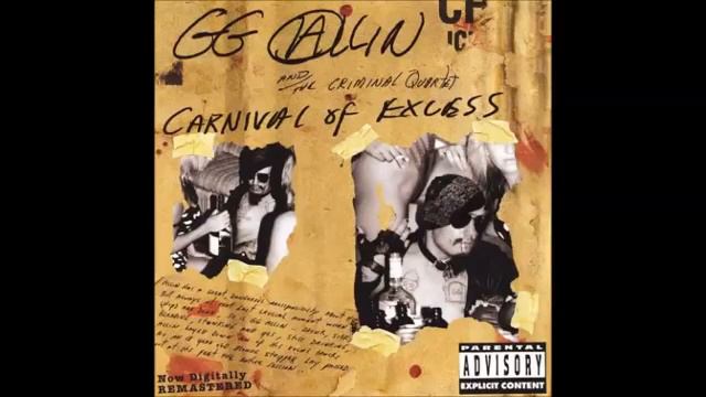 GG Allin - Carnival Of Excess (Full Album)