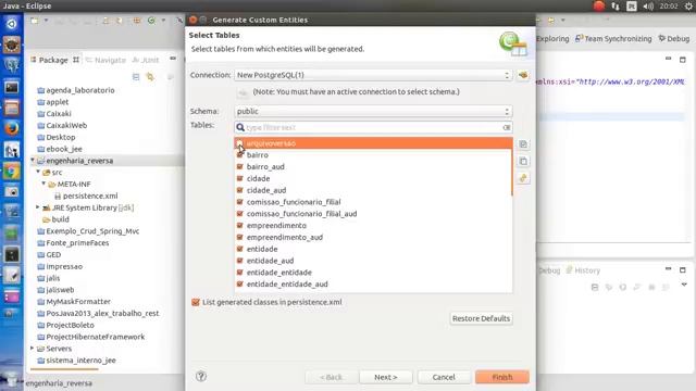 Engenharia reversa com JPA e Eclipse kepler JEE смотреть онлайн