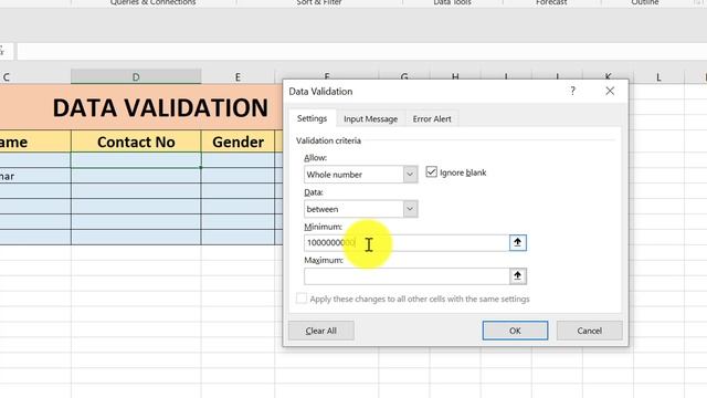 Data validation with explation I Data validation in excel I Complete Data Validation in excel смотреть онлайн