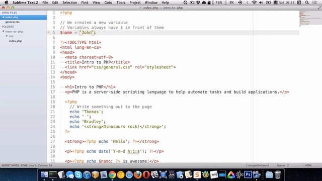 PHP variables смотреть онлайн