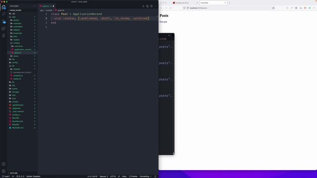 How to use enums in Ruby on Rails смотреть онлайн