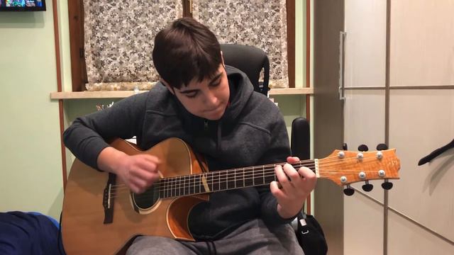 Ocean Eyes - Billie Eilish cover (fingerstyle guitar) Geni Fetahu смотреть онлайн