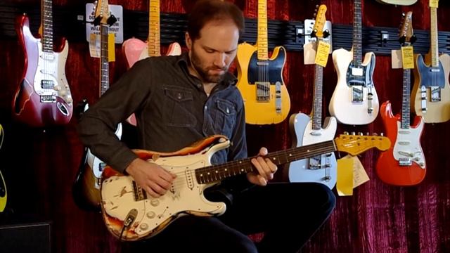 Matt's Music - Nash S-63 Stratocaster with Hardtail Bridge - Chris Bryant - Dr. Z DB4 смотреть онлайн