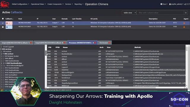 Sharpening Our Arrows: Training with Apollo – Dwight Hohnstein (SO-CON 2020) смотреть онлайн
