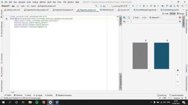 Part 2 Aplikasi Resep Makanan NavHostFragment BottomNavigationView kotlin-android-extensions смотреть онлайн