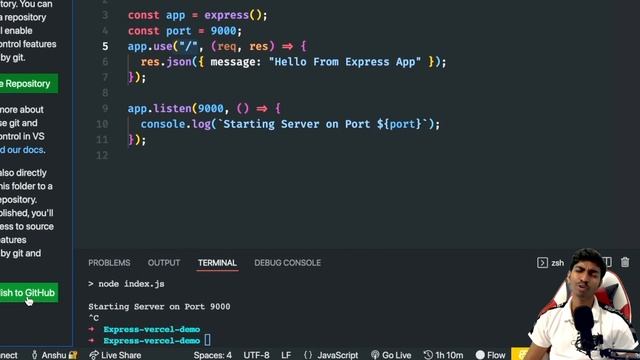 Deploy ExpressJs App on Vercel | Hindi смотреть онлайн