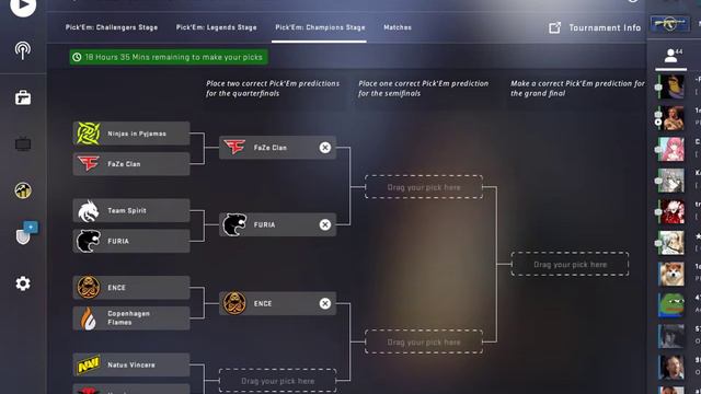 Мой пикем на плей-офф PGL Major Antwerp 2022 смотреть онлайн