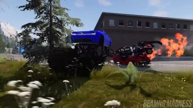 АВТОМОБИЛИ ПОЛУЧАЮТ ГИГАНТСКИЕ РОЖДЕСТВЕНСКИЕ ПОДАРКИ BeamNG Drive смотреть онлайн