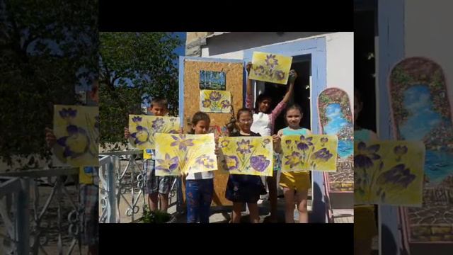 Цветы. Сухая пастель. смотреть онлайн