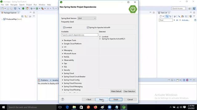 Spring Boot Apache ActiveMQs Message Queue 61 смотреть онлайн