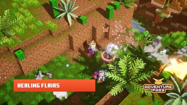 Minecraft Dungeons: Fauna Faire – Adventure Pass Trailer смотреть онлайн