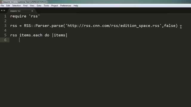 Parse RSS feed in Ruby смотреть онлайн