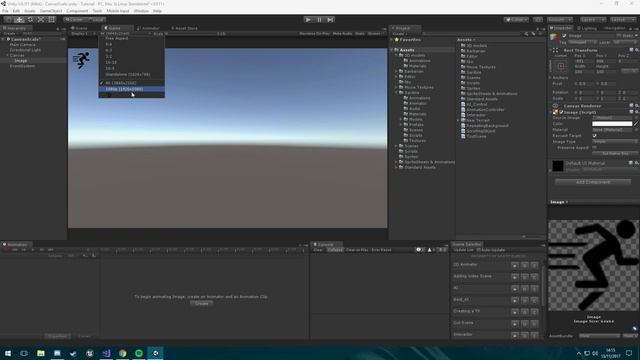 Unity3D UI Tutorial - How to scale the canvas for all screen sizes смотреть онлайн
