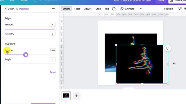 Create an outline with hollow effect in Canva смотреть онлайн