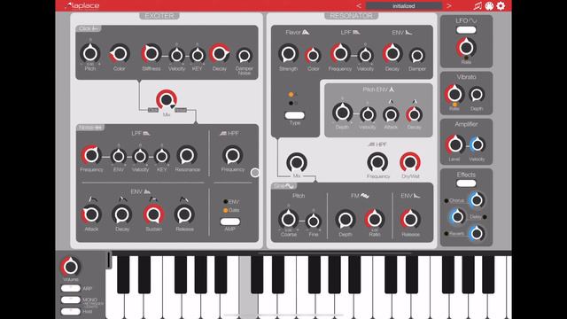 Laplace - Resonator Synthesizer : Tweaking Demo смотреть онлайн