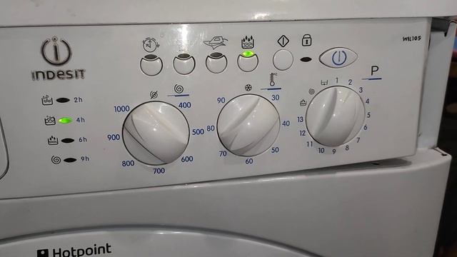 Hotpoint indesit WIL 105 - Cotton 70°C смотреть онлайн