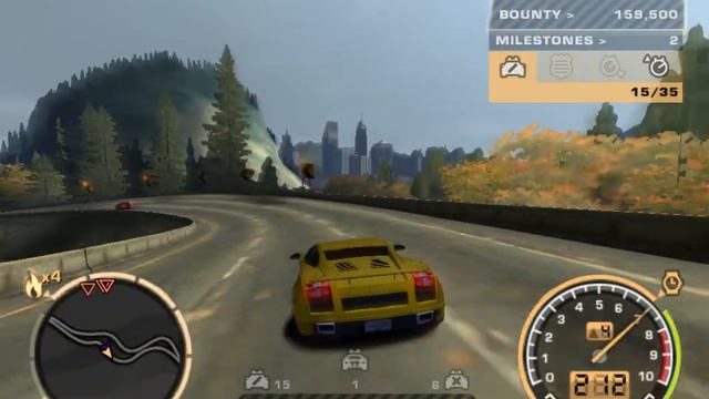 Need For Speed: Most Wanted - Lamborghini Gallardo Pursuit [60FPS] смотреть онлайн