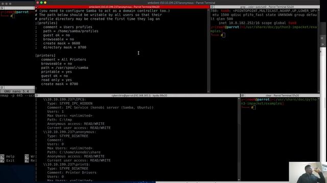 Exploiting mis-configured file share and permissions on Linux смотреть онлайн