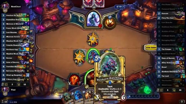 Hearthstone Un'Goro: Quest Warrior vs. N'Zoth Priest (Wild) смотреть онлайн