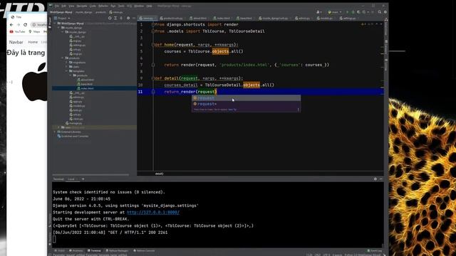 [Series] Thiết kế Web bằng Framework Django trong python - P7 смотреть онлайн