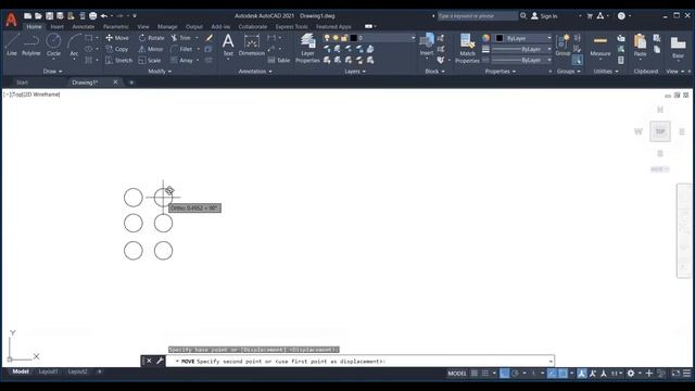 Autocad 2021 - Tutorial for beginners | Part 6 | Autocad 2021 Full | How to use Move Copy Rotate смотреть онлайн
