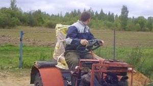 мини трактор с двигателем от мотоколяски