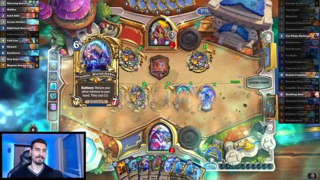 Kalimos Elementals Quest Shaman Has Shudderwock Around! Castle Nathria Mini-Set | Hearthstone смотреть онлайн