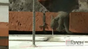 Монтаж гибких связей Гален для газобетона