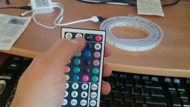 RGB Color Changing SMD 5050 Flexible LED Strip Kit, + Remote Controller смотреть онлайн