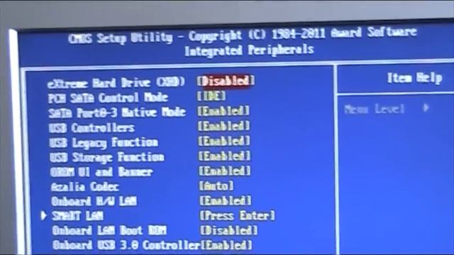 Введение в BIOS