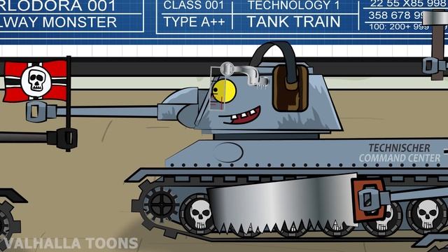 "KARLODORA - Monster Creation" Cartoons about tanks смотреть онлайн