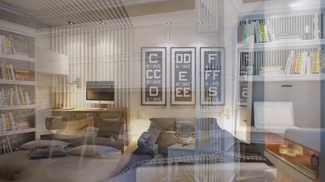 Интересный интерьер кабинета в спальне смотреть онлайн