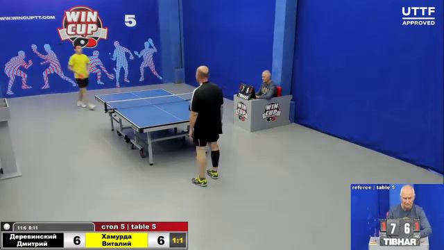 15:00 Деревинский Дмитрий 2-3 Хамурда Виталий cтол 5 ЮГ-3 02.06.21 смотреть онлайн